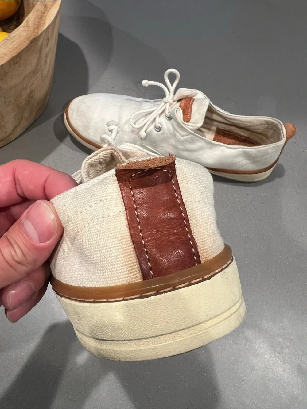 Men's Timberland Canvas Lace-Up Boat Shoes
